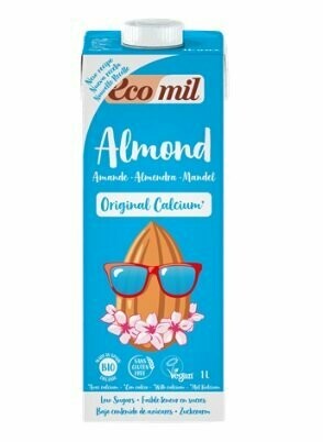 Leche de almendra original calcium con sirope de ágave Bio 1 L Ecomil