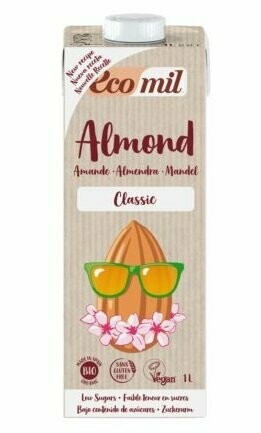 Leche de almendra classic Bio 1 L Ecomil