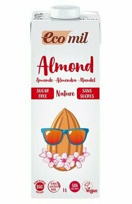 Leche de almendra sin azúcar añadidos Bio 1 L Ecomil