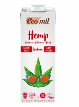 Bebida de cáñamo sin azúcar Bio 1 L Ecomil