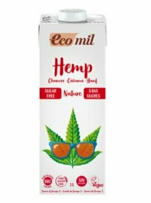 Bebida de cáñamo sin azúcar Bio 1 L Ecomil