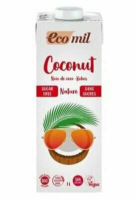 Leche de coco sin azúcares Bio 1 L Ecomil