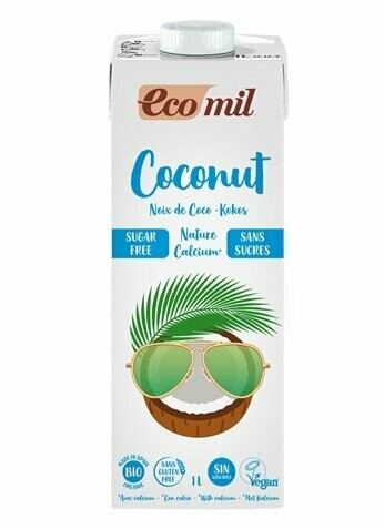 Leche de coco sin azúcares calcium Bio 1 L Ecomil