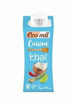 Crema Thai para cocinar Bio 200 ml Ecomil