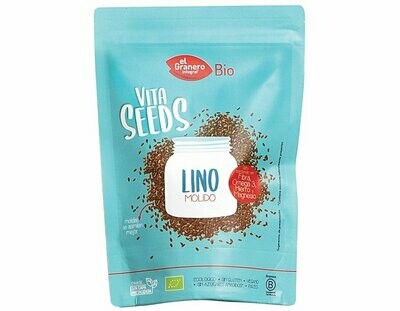 Vitaseeds Semillas de Lino Molido Bio, 300g El Granero Integral