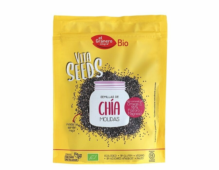 Vitaseeds Semillas de chía Molidas Bio 200g El Granero Integral