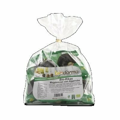 Bio-Rikas Magdalenas con algarroba Bio 220 g. aproxi. (bolsa 6 unidades) Bio-Darma