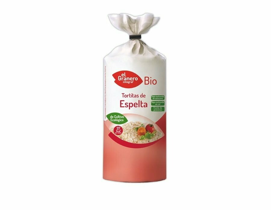 Tortitas de Trigo Espelta Bio, 108 g El Granero Integral