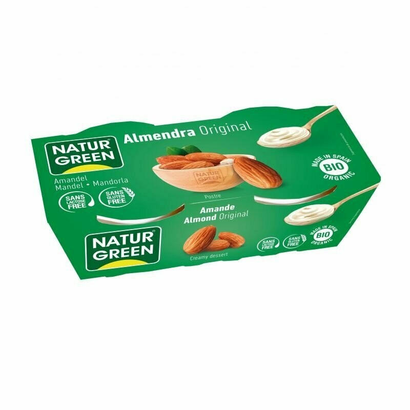 Postre de Almendra Bio 2x125 g NaturGreen
