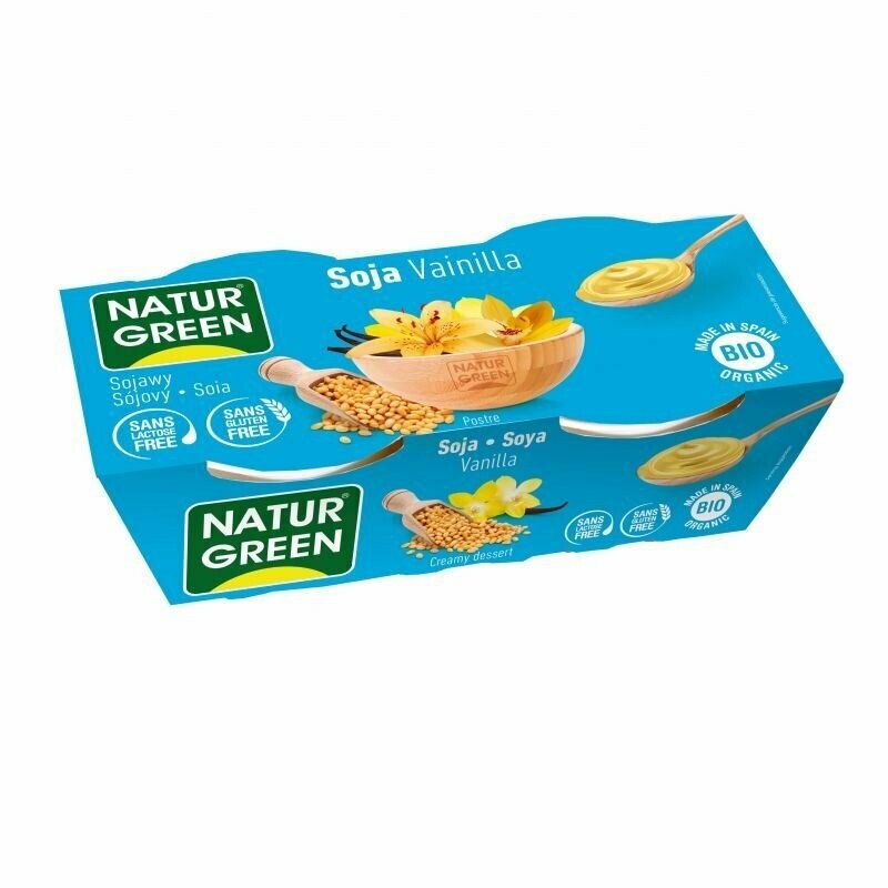 Postre de Soja Vainilla Bio 2x125 g NaturGreen