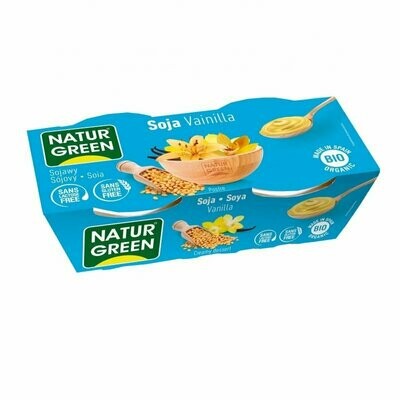 Postre de Soja Vainilla Bio 2x125 g NaturGreen