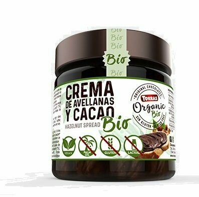 Crema de Cacao y Avellanas Bio 200 g Torras