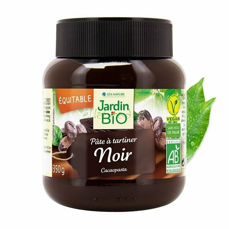 Crema de Cacao Negro Bio 350 g Jardín Bio