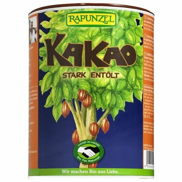 Cacao en Polvo Desgrasado ECO 250gr Rapunzel