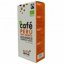 Café de origen Perú 100% Arábica Molido Bio Comercio Justo 250 g AlterNativa3