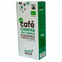 Café de origen Chiapas 100% Arábica Molido Bio Comercio Justo 250 g AlterNativa3