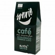 Café del Mundo - Sonríe Molido Bio Comercio Justo 125g AlterNativa3 Café del Mundo - Sonríe Molido Bio Comercio Justo 125g AlterNativa3