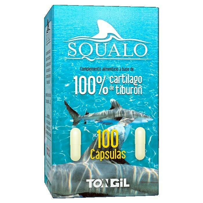 Squalo, 100% Cartílago de Tiburón, 100 Cápsulas Tongil