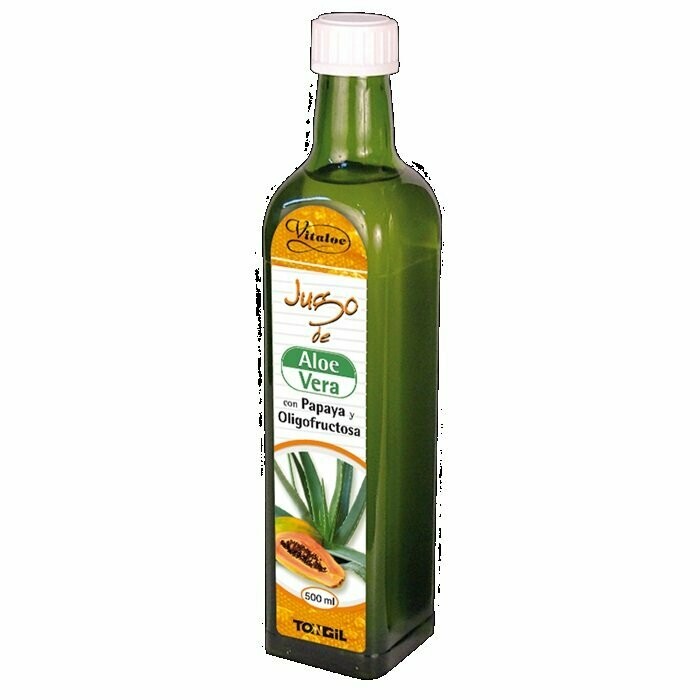 Vitaloe Jugo de Aloe Vera con Papaya y Oligofructosa 500 ml de Tongil