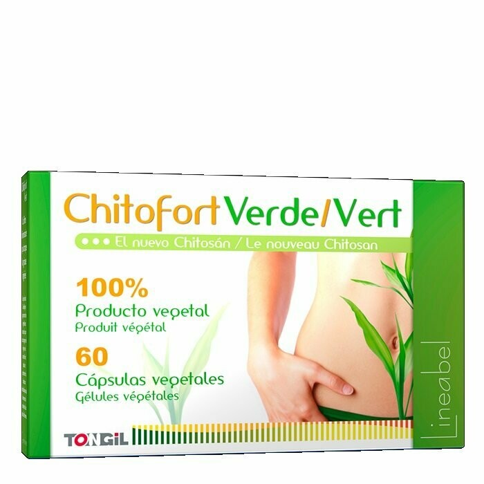 Chitofort Verde 100% Producto Vegetal 60 Cápsulas Vegetales Tongil