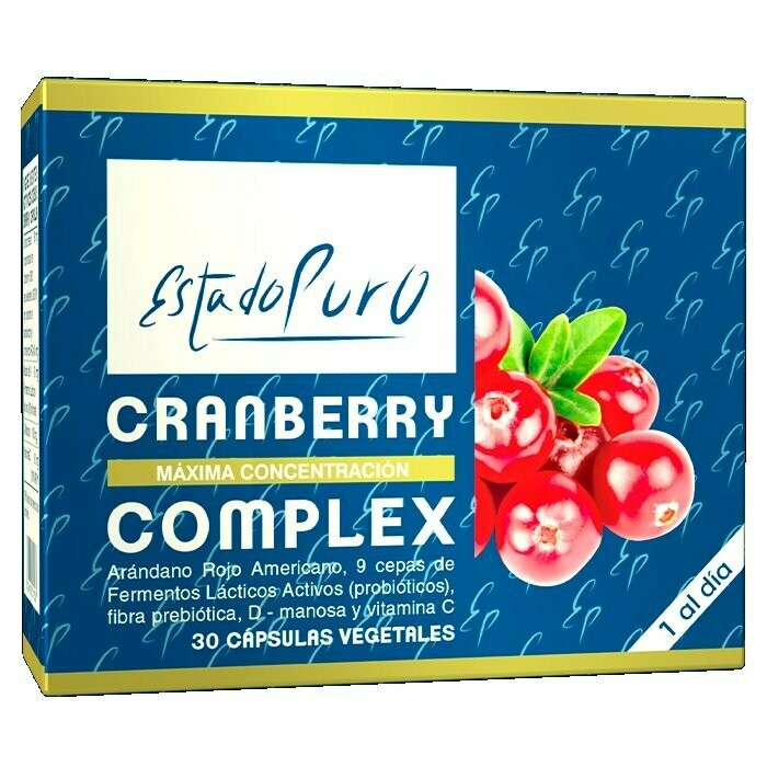Cranberry Complex, Arándano Rojo Americano, 30 Cápsulas Vegetales Estado Puro de Tongil