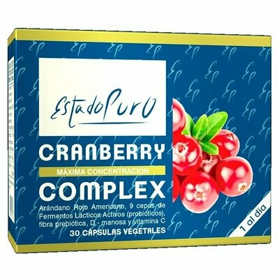 Cranberry Complex, Arándano Rojo Americano, 30 Cápsulas Vegetales Estado Puro de Tongil Cranberry Complex, Arándano Rojo Americano, 30 Cápsulas Vegetales Estado Puro de Tongil