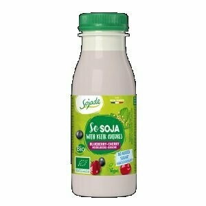 Kéfir de soja Arándanos- Cereza sin azúcar añadido Bio 250 ml Sojade