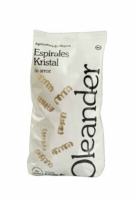 Espirales Kristal de pasta de arroz Bio 500 g. Oleander Espirales Kristal de pasta de arroz Bio 500 g. Oleander