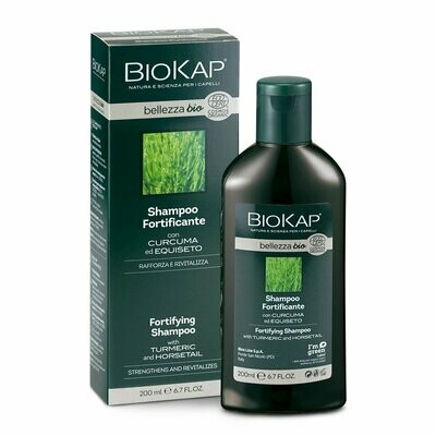 Champú Fortalecedor con Cúrcuma y Cola de Caballo Bio 200 ml Biokap