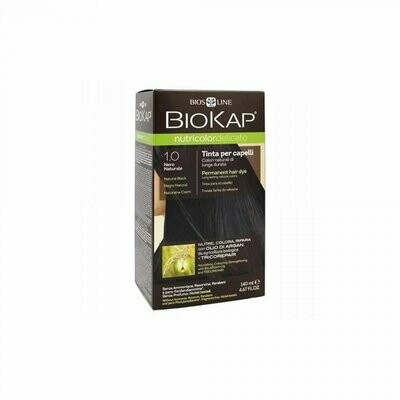 Tinte de Pelo Nutricolor Delicato 1.00 Negro Natural 140 ml Biokap Tinte de Pelo Nutricolor Delicato 1.00 Negro Natural 140 ml Biokap