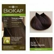 Tinte de Pelo Nutricolor Delicato 5.05 Castaño Avellana 140 ml Biokap