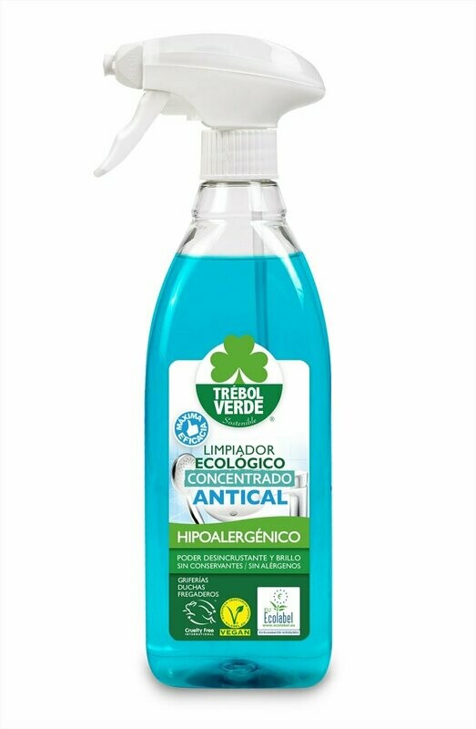 Limpiador Pulverizador Antical Bio 750ml Trébol Verde