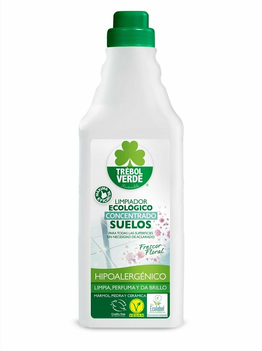 Limpiador Suelo Frescor Floral Bio 1 L Trébol Verde