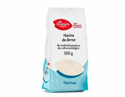 Harina de Arroz Bio, 500 g El Granero Integral