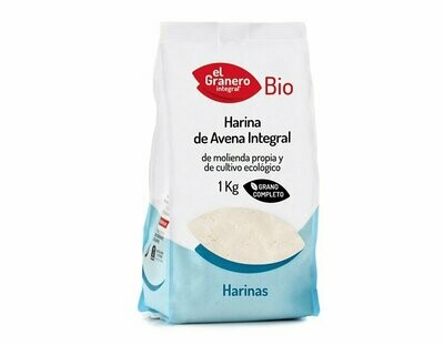 Harina de Avena Integral Bio, 1Kg El Granero Integral Harina de Avena Integral Bio, 1Kg El Granero Integral