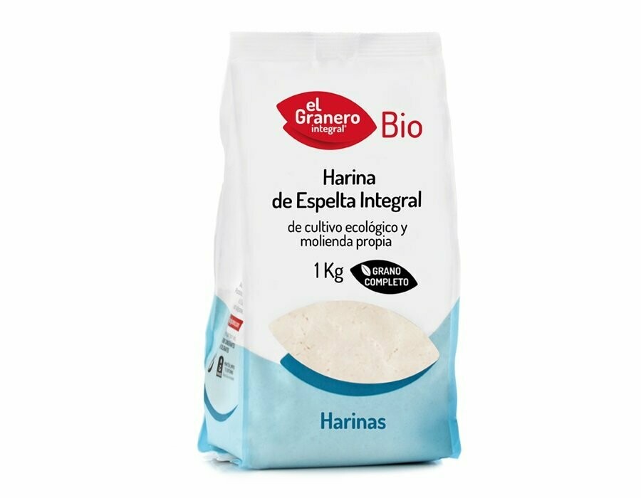 Harina de Trigo Espelta Integral Bio, 1Kg El Granero Integral