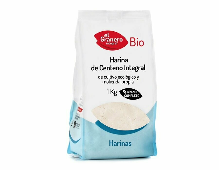 Harina de Centeno Integral Bio, 1 Kg El Granero Integral