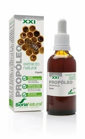 Propóleo Extracto S.XXI Envase de vidrio con dosificador. 50 mL  Soria Natural®