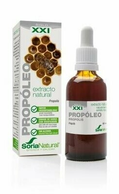 Propóleo Extracto S.XXI Envase de vidrio con dosificador. 50 mL  Soria Natural®
