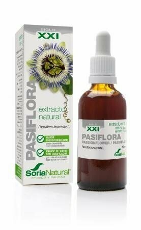 Pasiflora Extracto S.XXI Envase de vidrio con dosificador. 50 mL  Soria Natural®