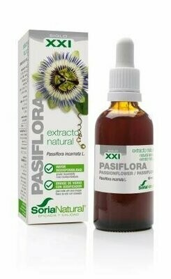 Pasiflora Extracto S.XXI Envase de vidrio con dosificador. 50 mL  Soria Natural®