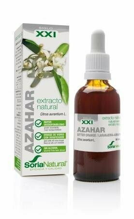 Azahar Extracto S.XXI Envase de vidrio con dosificador. 50 ml  Soria Natural®