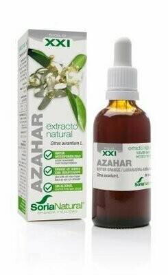 Azahar Extracto S.XXI Envase de vidrio con dosificador. 50 ml  Soria Natural®