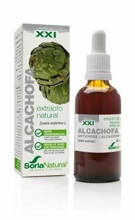 Alcachofa Extracto S.XXI Envase de vidrio con dosificador. 50 ml  Soria Natural®
