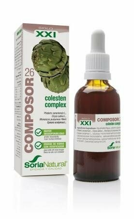 Composor 26 Colesten Complex S.XXI Envase de vidrio con dosificador. 50 ml  Soria Natural®
