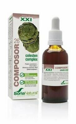 Composor 26 Colesten Complex S.XXI Envase de vidrio con dosificador. 50 ml  Soria Natural®