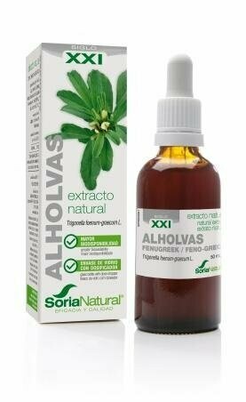 Alholvas Extracto S.XXI Envase de vidrio con dosificador. 50 ml  Soria Natural®