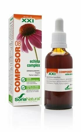 Composor 08 Echina Complex S.XXI Envase de vidrio con dosificador. 50 ml  Soria Natural®