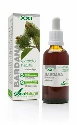 Bardana Extracto S.XXI Envase de vidrio con dosificador. 50 mL Soria Natural®