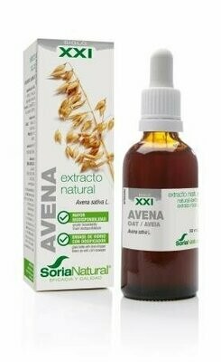 Avena Extracto S.XXI Envase de vidrio con dosificador. 50 mL  Soria Natural®